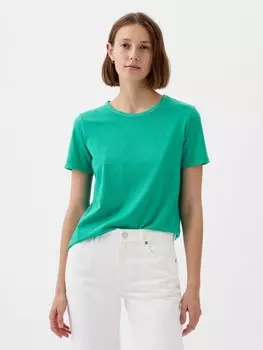 Футболка из органического хлопка Gap, зеленый