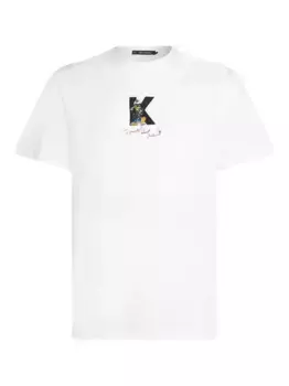 Футболка из органического хлопка из коллаборации с Disney KARL LAGERFELD, белый