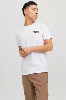 Футболка из органического хлопка Jack & Jones, белый