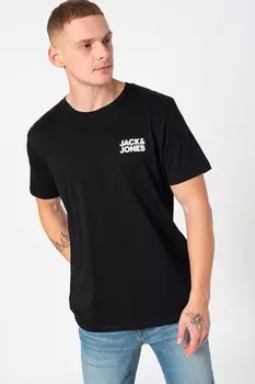 Футболка из органического хлопка Jack & Jones, черный