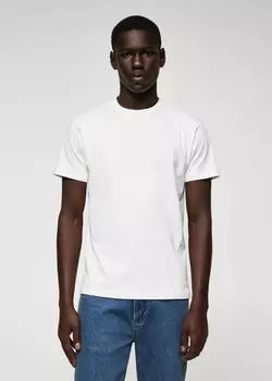 Футболка из органического хлопка MANGO, белый