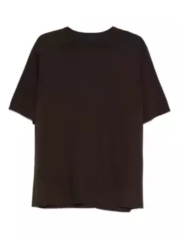 Футболка из органического хлопка Rick Owens, коричневый
