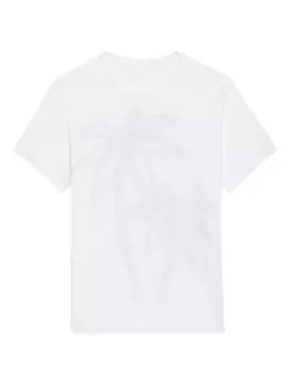 Футболка из органического хлопка с графическим принтом Zadig&Voltaire, белый