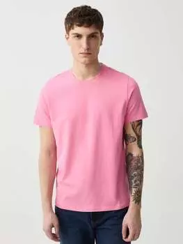 Футболка из органического хлопка с круглым вырезом Ovs, цвет pastel pink