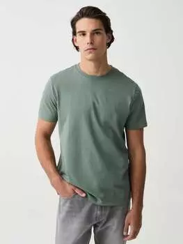 Футболка из органического хлопка с круглым вырезом Ovs, цвет sage green