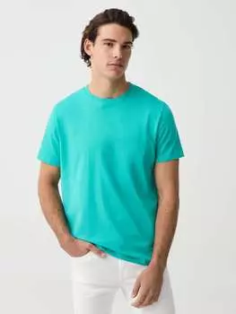Футболка из органического хлопка с круглым вырезом Ovs, цвет aqua blue