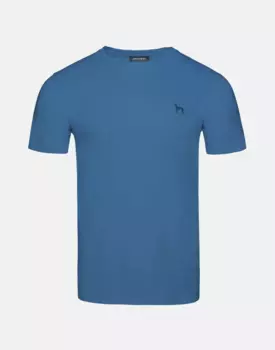 Футболка из органического хлопка с круглым вырезом Masson & Green, синий