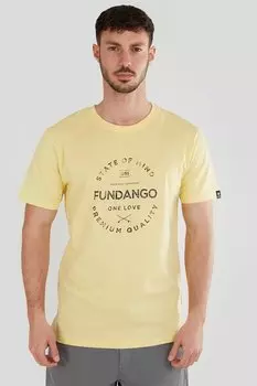 Футболка из органического хлопка с логотипом Fundango, черный