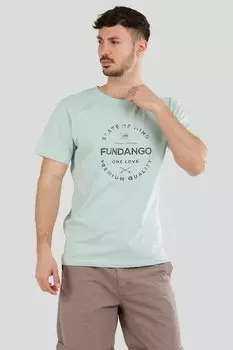 Футболка из органического хлопка с логотипом Fundango, черный