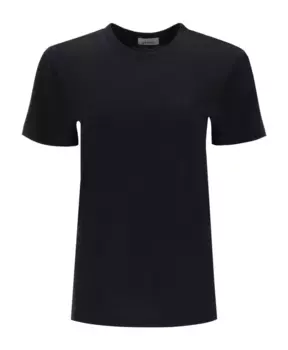 Футболка из органического хлопка с логотипом Isabel Marant, черный