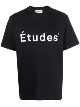 Футболка из органического хлопка с логотипом tudes Studio, черный