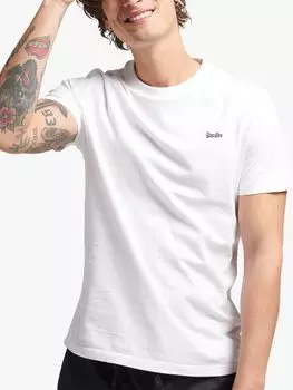 Футболка из органического хлопка с микровышивкой Superdry, оптика/оптика