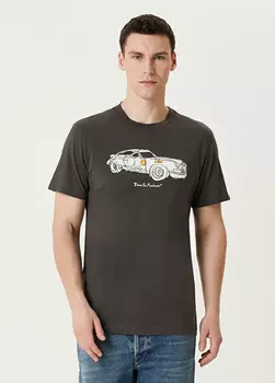 Футболка из органического хлопка с принтом логотипа Deus Ex Machina, серый