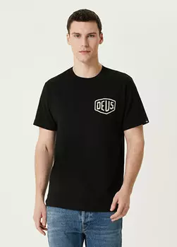 Футболка из органического хлопка с принтом логотипа Deus Ex Machina, черный