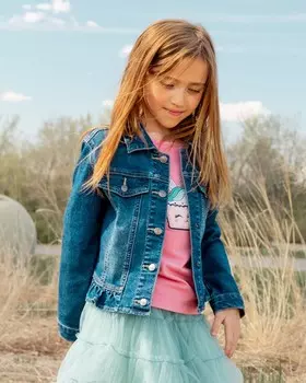 Футболка из органического хлопка с принтом розовая Deux par Deux, розовый