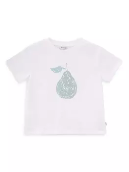 Футболка из органического хлопка с принтом Sweet Pear Knot, белый