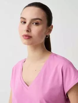 Футболка из органического хлопка с рукавами-кимоно Ovs, цвет cyclamen pink