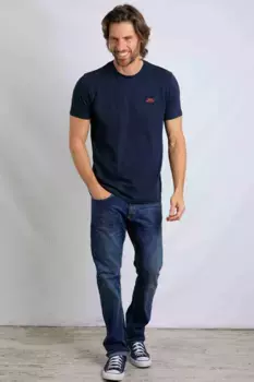 Футболка из органического хлопка с рыбной ловлей Weird Fish, белый