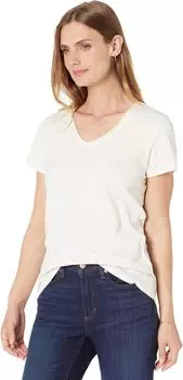 Футболка из органического хлопка с V-образным вырезом и короткими рукавами L.L.Bean, цвет Sailcloth