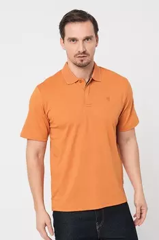 Футболка из органического хлопка с воротником Jack & Jones, оранжевый