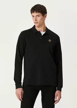 Футболка из органического хлопка с воротником-поло Bally, черный