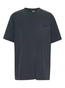 Футболка из органического хлопка с вышитым логотипом ROTATE BIRGER CHRISTENSEN, серый