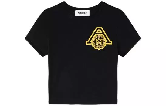 Футболка из органического хлопка Scholarship AMBUSH, черный