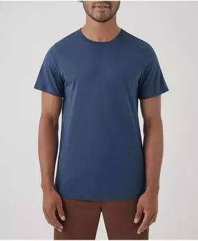 Футболка из органического хлопка Softspun с круглым вырезом Pact, синий