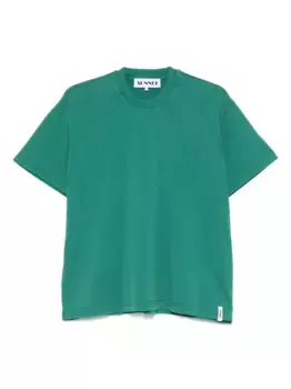 Футболка из органического хлопка Sunnei, зеленый