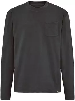 Футболка из органической хлопковой смеси Boggi Milano, серый