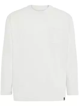 Футболка из органической хлопковой смеси Boggi Milano, белый