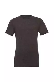 Футболка из парусинового джерси с круглым вырезом Футболка с короткими рукавами Bella + Canvas, серый