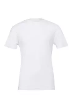 Футболка из парусинового джерси с круглым вырезом Футболка с короткими рукавами Bella + Canvas, белый