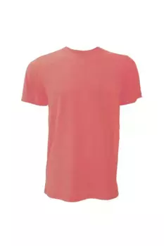 Футболка из парусинового джерси с круглым вырезом Футболка с короткими рукавами Bella + Canvas, красный