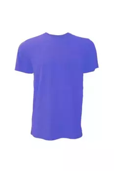 Футболка из парусинового джерси с круглым вырезом Футболка с короткими рукавами Bella + Canvas, темно-синий