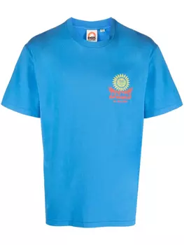 Футболка из переработанного хлопка с логотипом Deus Ex Machina, синий