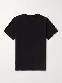 Футболка из переработанного и органического хлопкового джерси Save Khaki United, черный