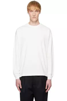 Футболка из переработанного сувинского хлопкового джерси Yoke, белый