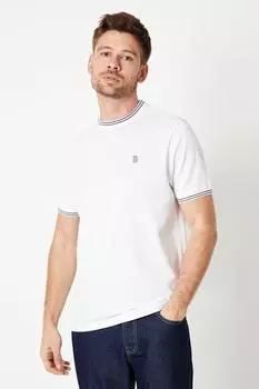 Футболка из пике с кончиками Burton, белый