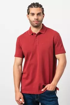 Футболка из пике с воротником Armani Exchange, красный