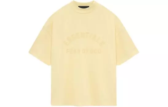 Футболка из плотного джерси с коротким рукавом Fear Of God Essentials, желтый