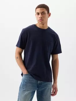 Футболка из плотного хлопка Gap, синий