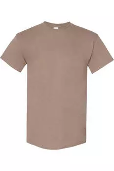 Футболка из плотного хлопка Gildan, цвет brown savana