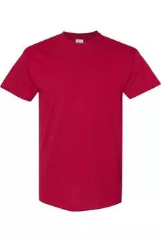 Футболка из плотного хлопка Gildan, цвет cardinal