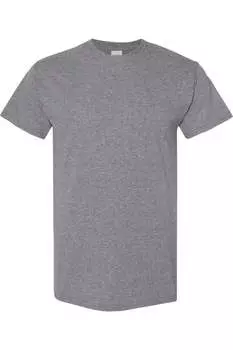 Футболка из плотного хлопка Gildan, цвет graphite heather