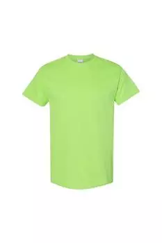 Футболка из плотного хлопка с короткими рукавами Gildan, зеленый