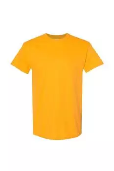 Футболка из плотного хлопка с короткими рукавами Gildan, золото
