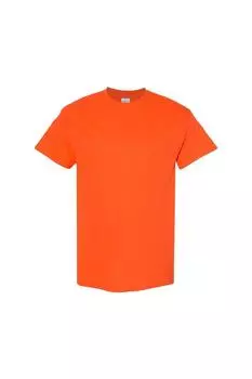 Футболка из плотного хлопка с короткими рукавами Gildan, оранжевый