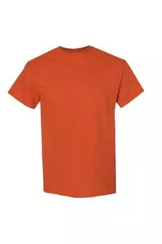 Футболка из плотного хлопка с короткими рукавами Gildan, оранжевый