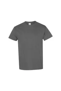 Футболка из плотного хлопка с короткими рукавами Gildan, серый